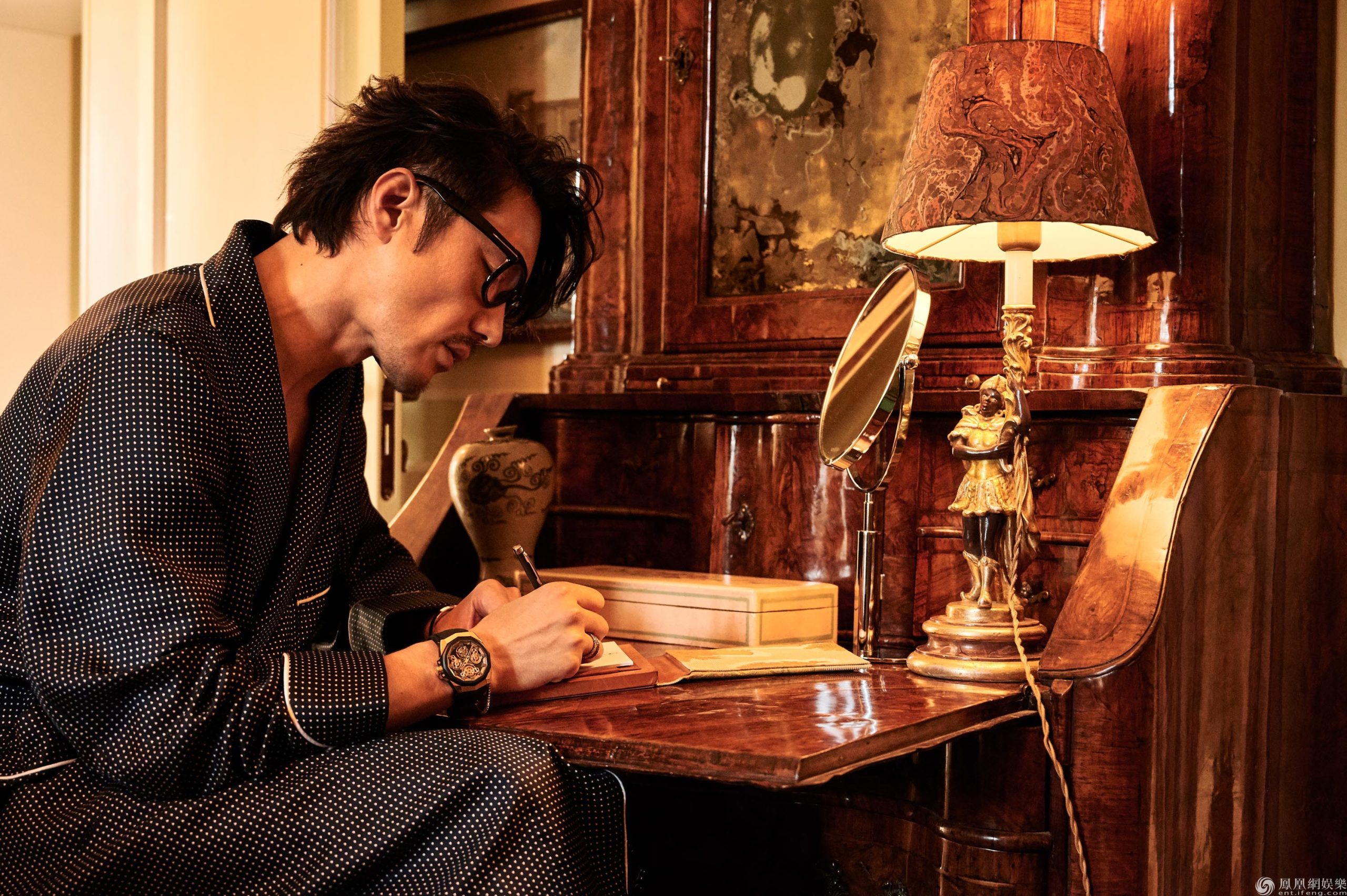 Hu Bing was invited as "Italian fashion friend" China gentleman to promote cultural exchanges between China and foreign countries.